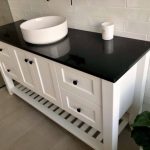 White vanity